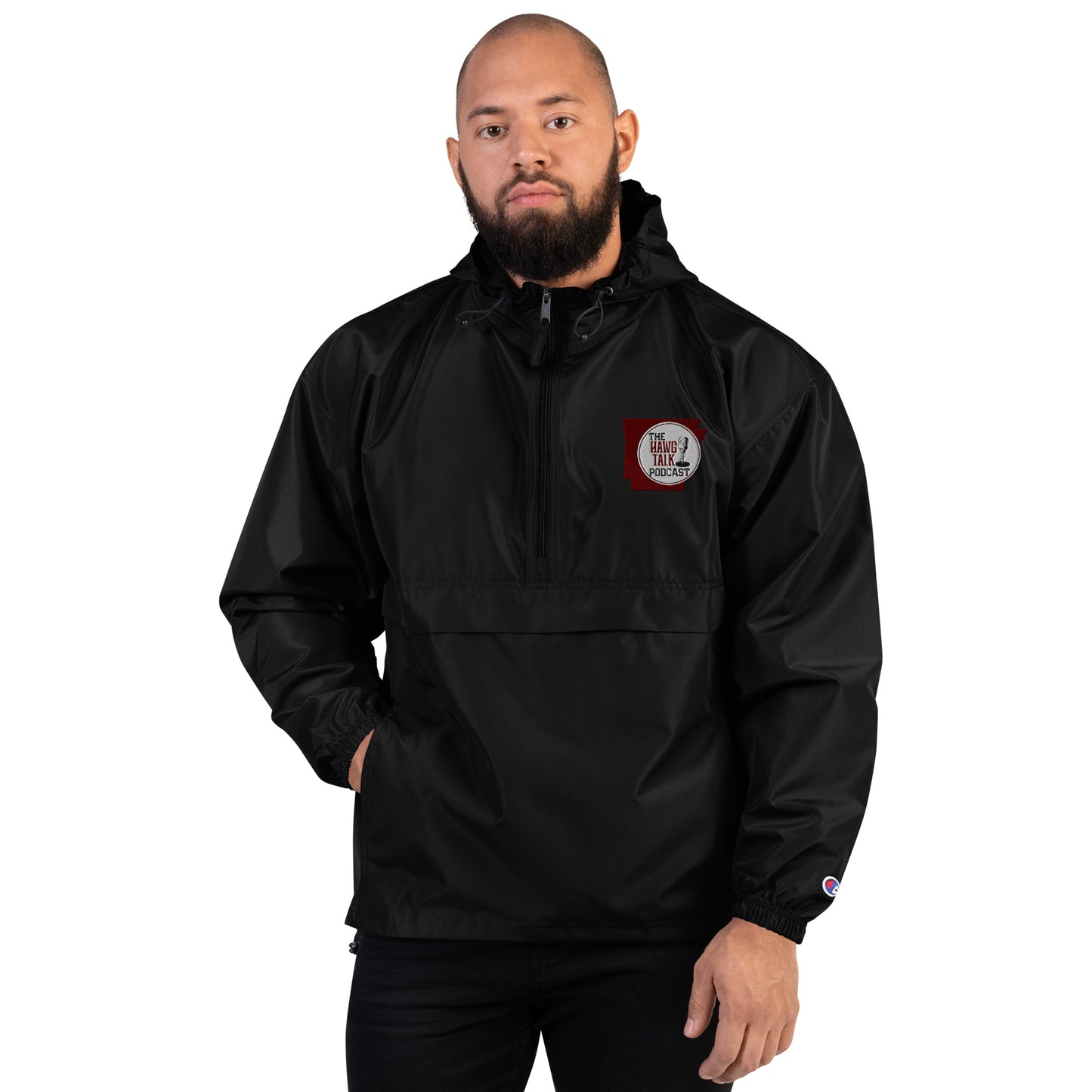 Hawg Talk Podcast - Embroidered Champion Packable Jacket