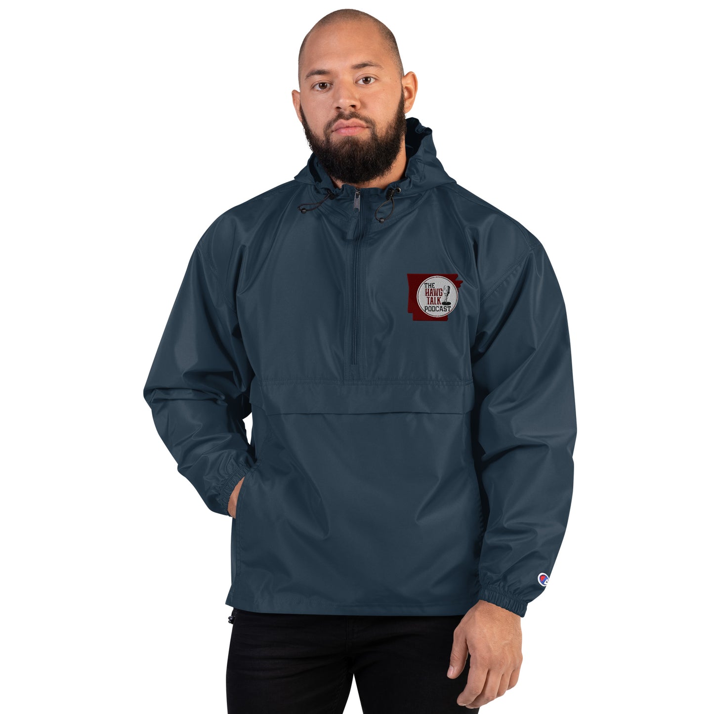 Hawg Talk Podcast - Embroidered Champion Packable Jacket