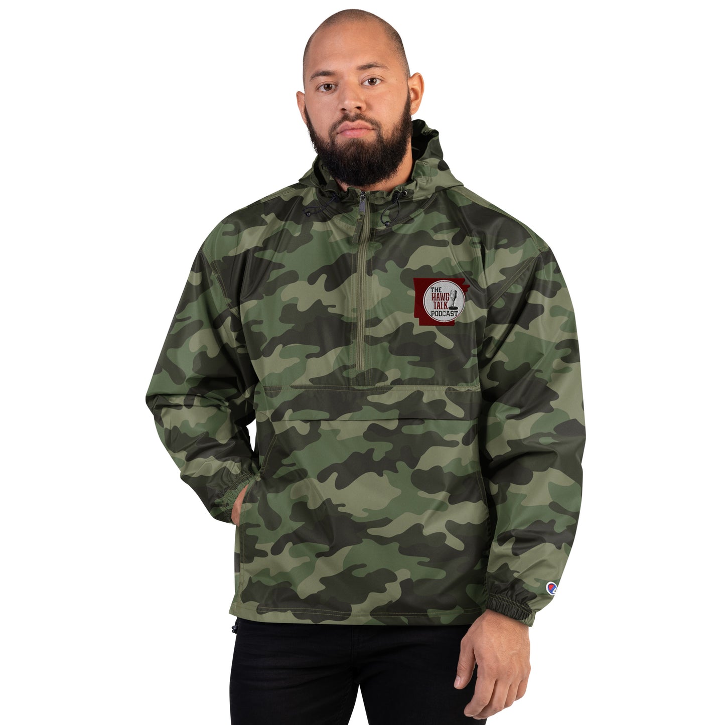 Hawg Talk Podcast - Embroidered Champion Packable Jacket