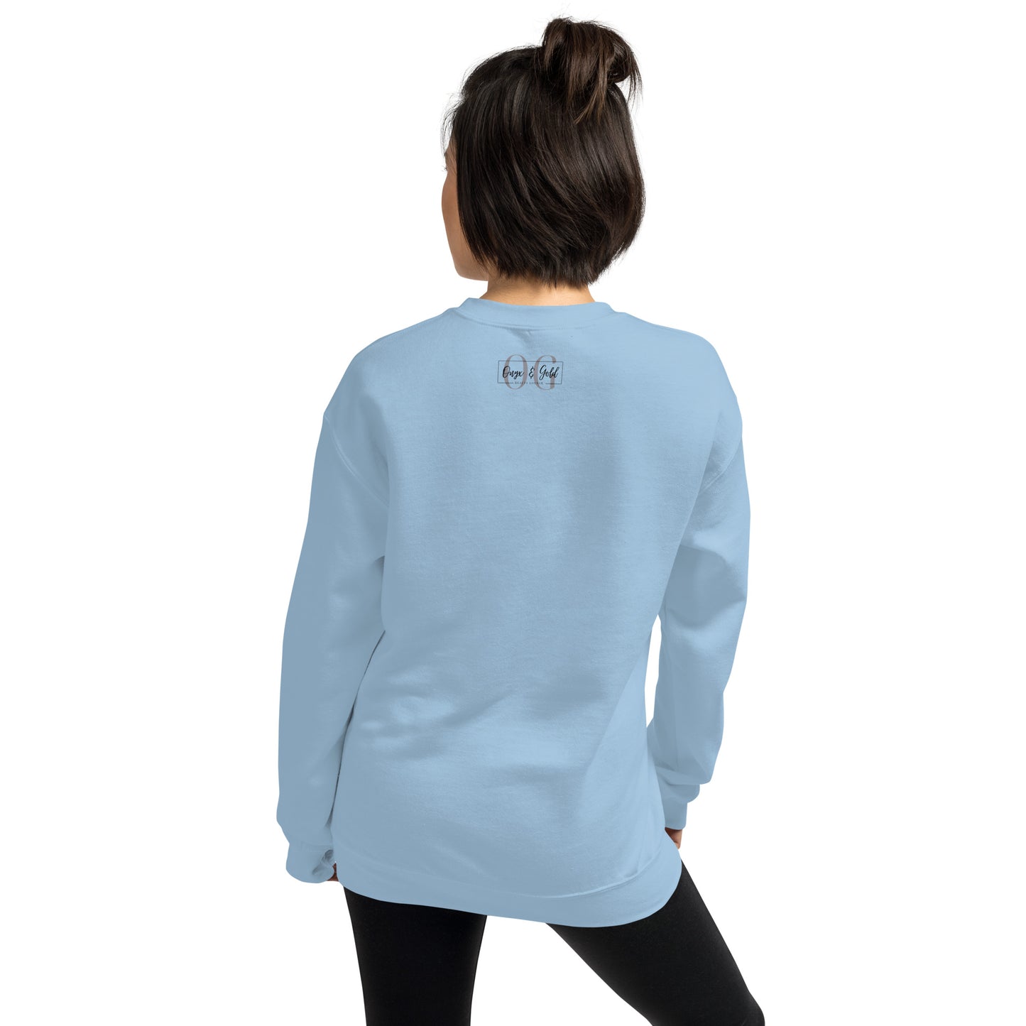Onyx & Gold Unisex Sweatshirt - OG Logo w/ Logo on Back