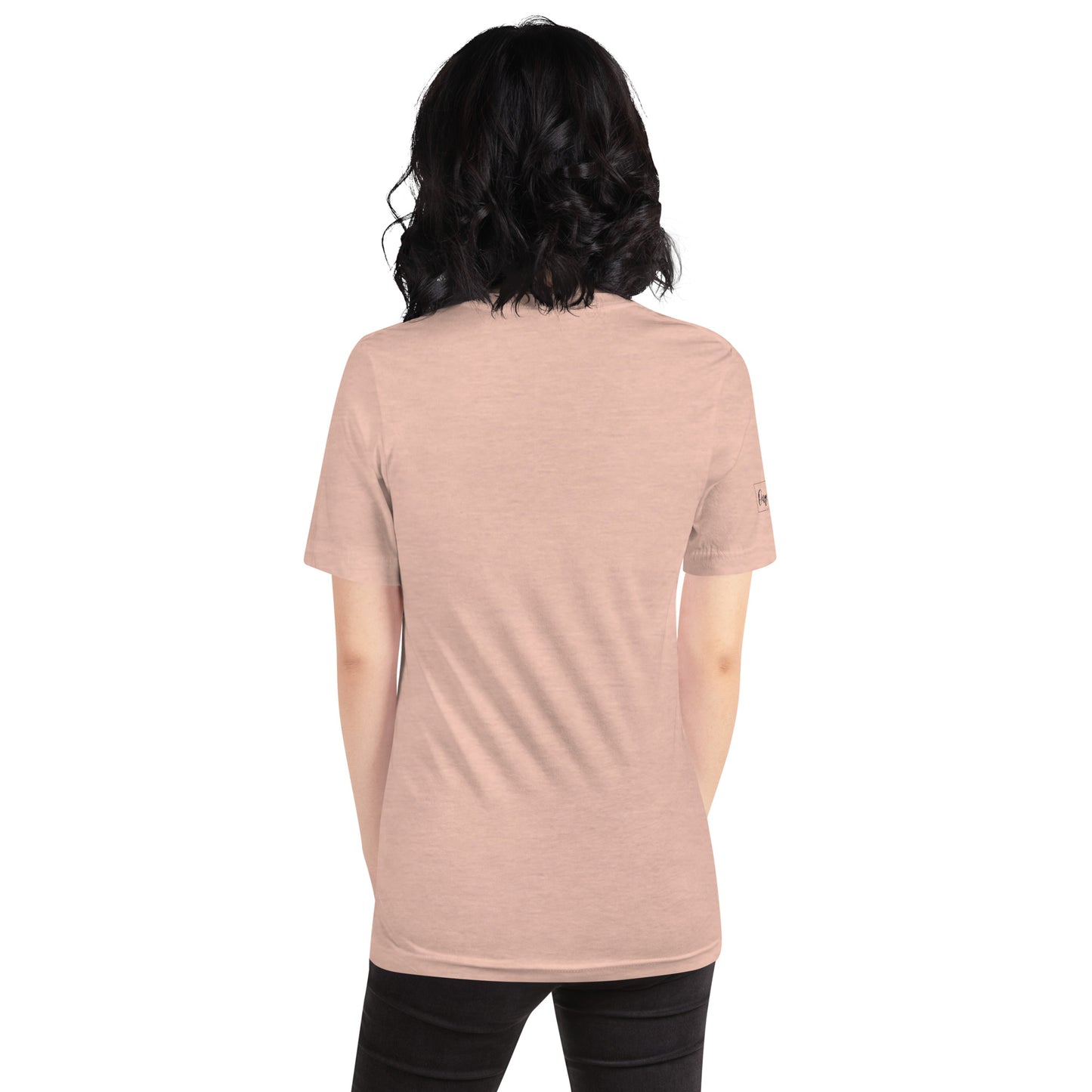 Onyx & Gold Unisex t-shirt - Bella + Canvas 3001 - Black Logo w/ Right Sleeve Logo