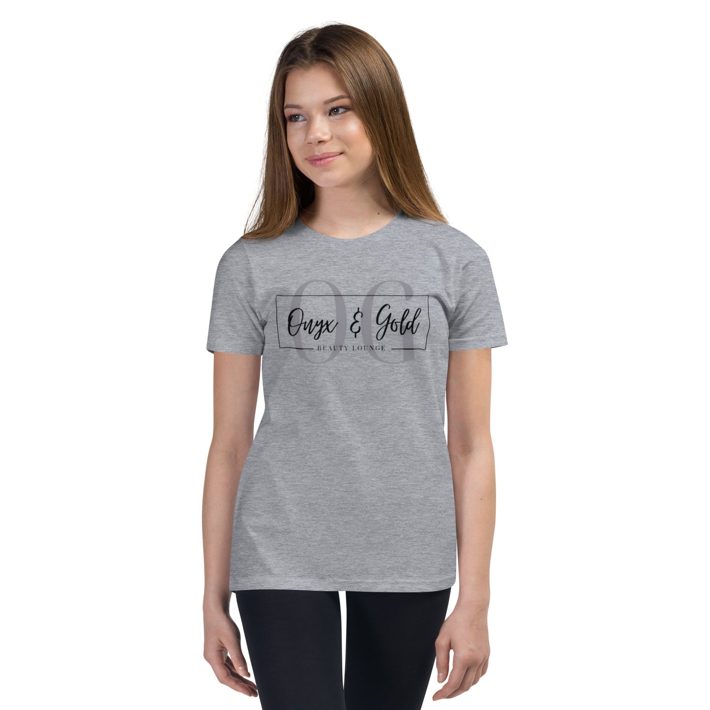 Onyx & Gold YOUTH Short Sleeve T-Shirt - OG Logo