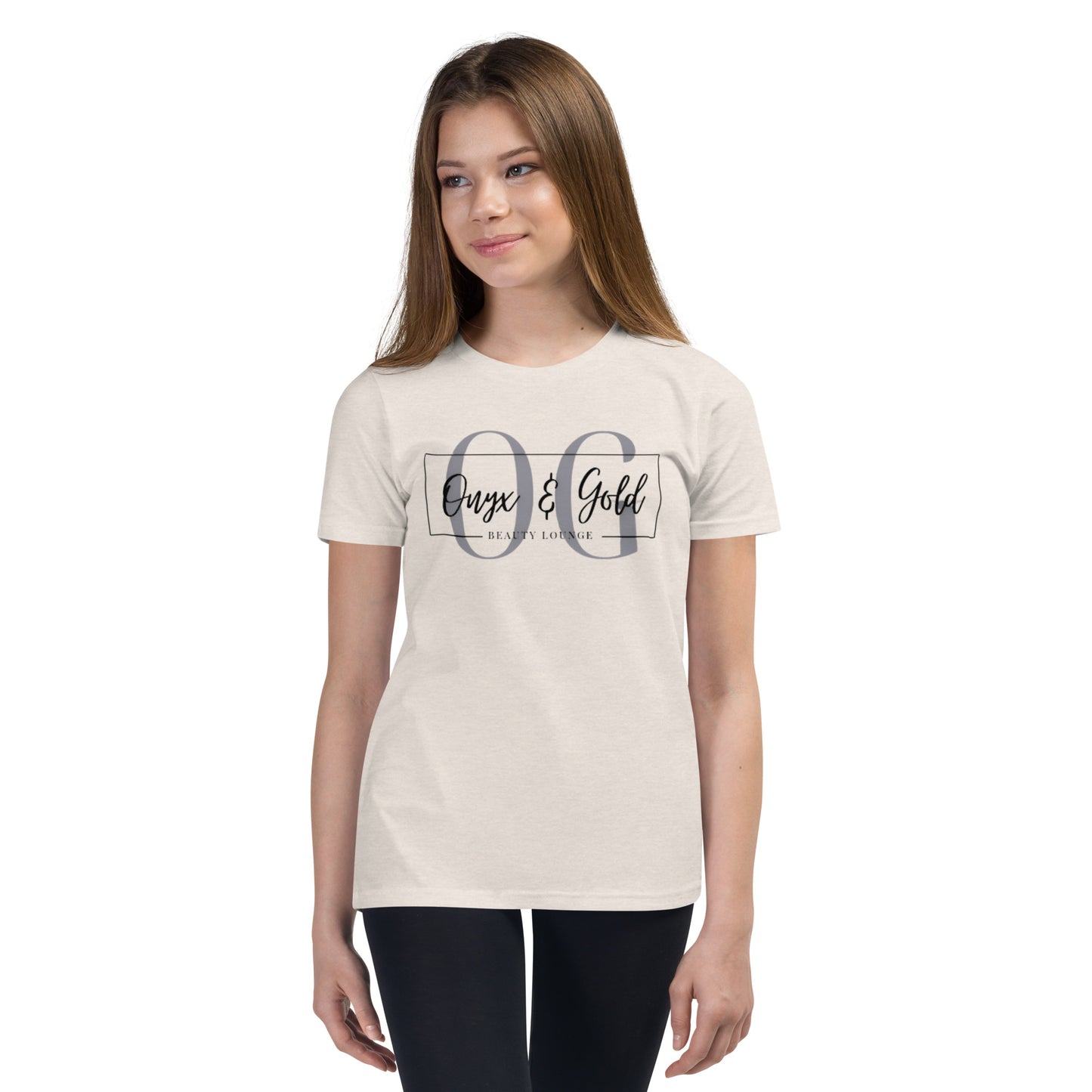 Onyx & Gold YOUTH Short Sleeve T-Shirt - OG Logo