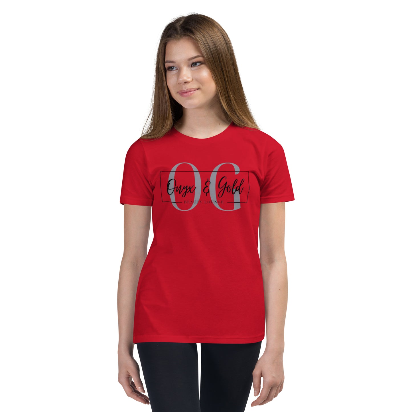 Onyx & Gold YOUTH Short Sleeve T-Shirt - OG Logo